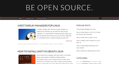 Desktop Screenshot of beopensource.com